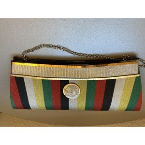 Colorful Sequence Bollywood Indian Party Wedding Purse Handbag Clutch Wallet 9x4